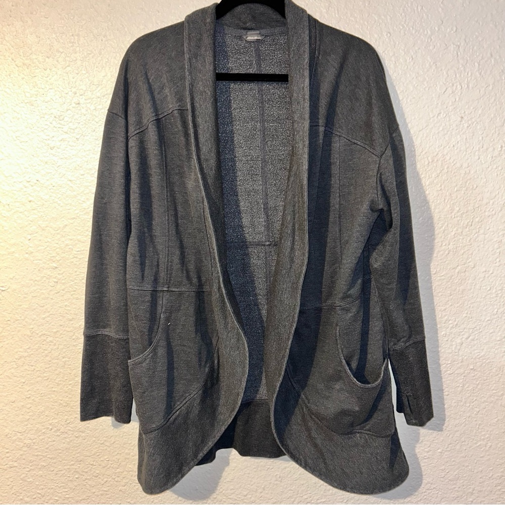 Eddie Bauer Gray Women's Cardigan Sweater